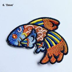 Iron-On Embroidered Patch - Fantasy Fishes 6 Iron-On Embroidered Patch - Fantasy Fishes 16
