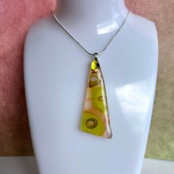 Pendant - Pink/Green Seaglass