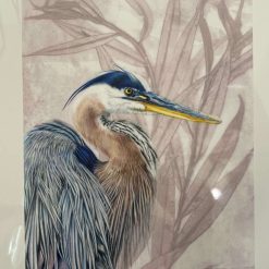 Heron signed limited edition giclee print A3