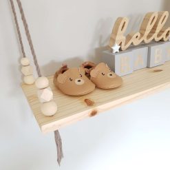 Nursery Shelf with Clothes Rail, Rope Shelf, Swing Shelf, Nordic Style Hanging Shelf, Wooden Shelf, Bedroom Shelf, Floating Shelf, Nursery Decor, Nursery Shelves with Hanging Rail, Pine Shelf 13 Nursery Shelf with Clothes Rail, Rope Shelf, Swing Shelf, Nordic Style Hanging Shelf, Wooden Shelf, Bedroom Shelf, Floating Shelf, Nursery Decor, Nursery Shelves with Hanging Rail, Pine Shelf 13