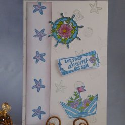 Ships Wheel & Star Fish - Let Your Dreams Set Sail