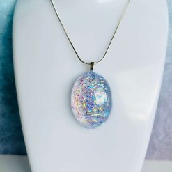 Pendant - Multi Sparkles Oval