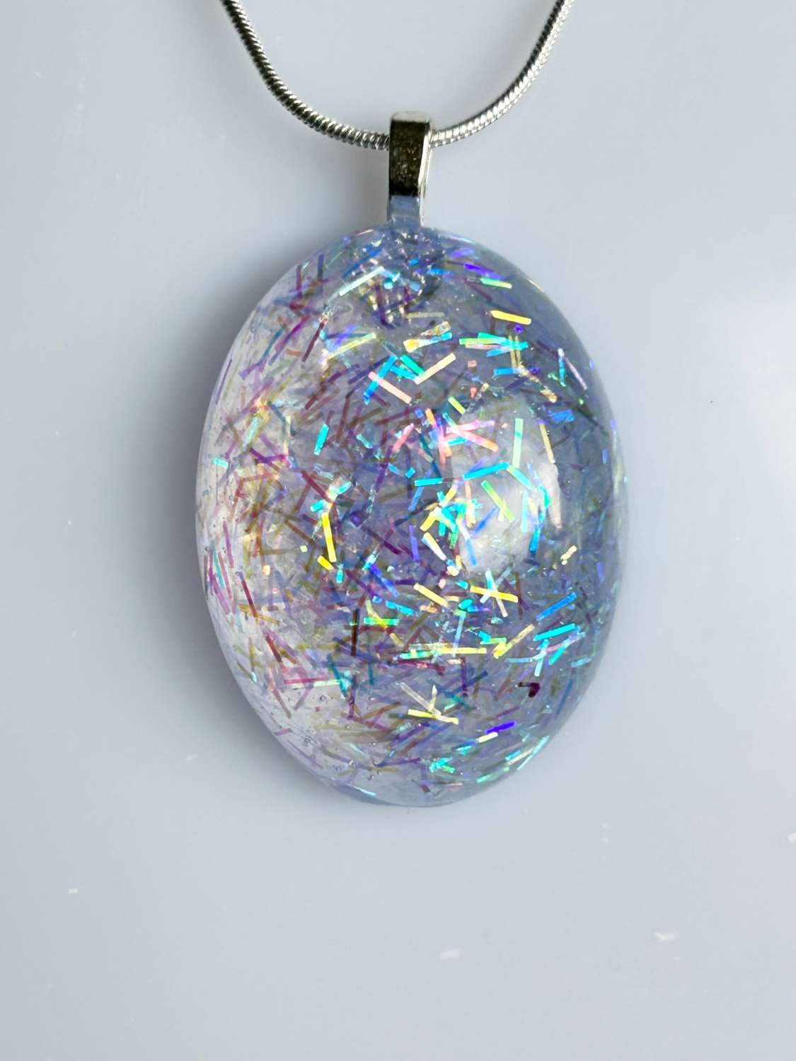 Pendant - Multi Sparkles Oval Pendant - Multi Sparkles Oval