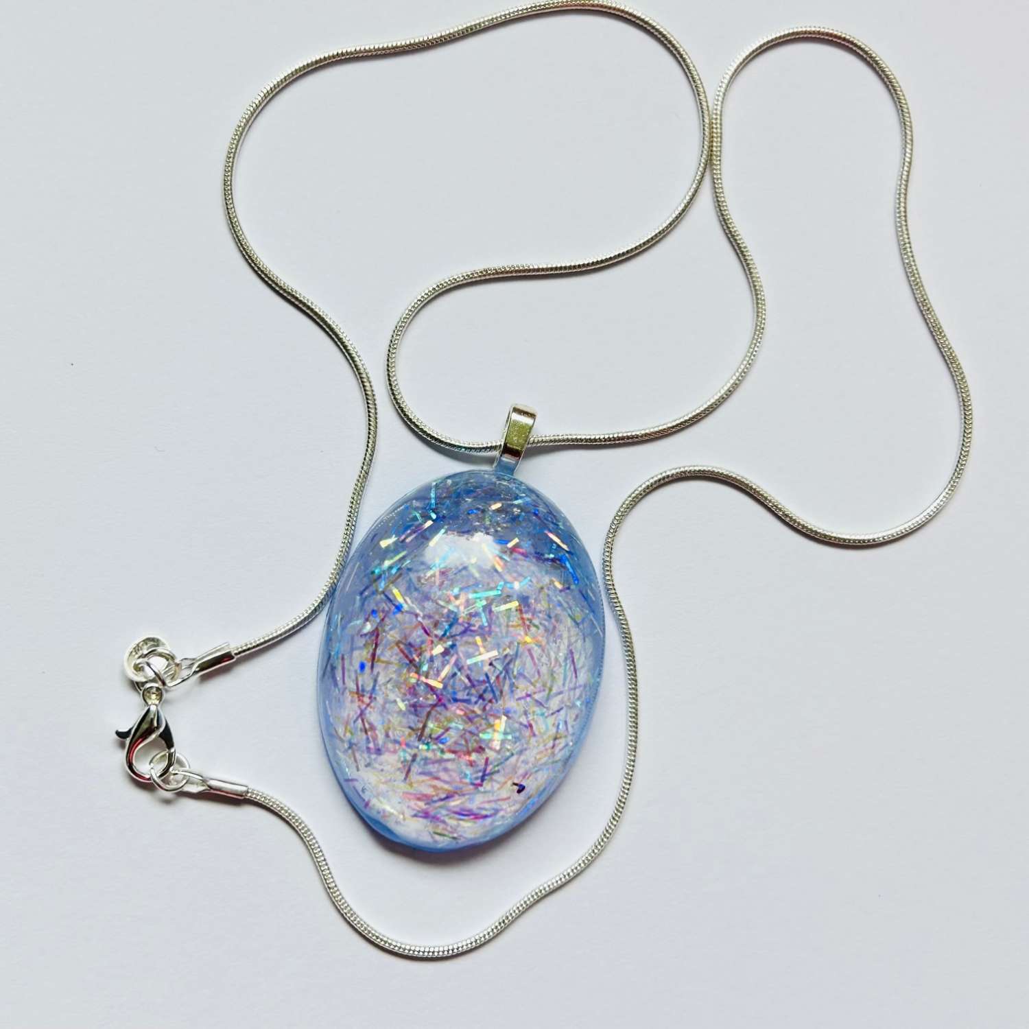 Pendant - Multi Sparkles Oval Pendant - Multi Sparkles Oval