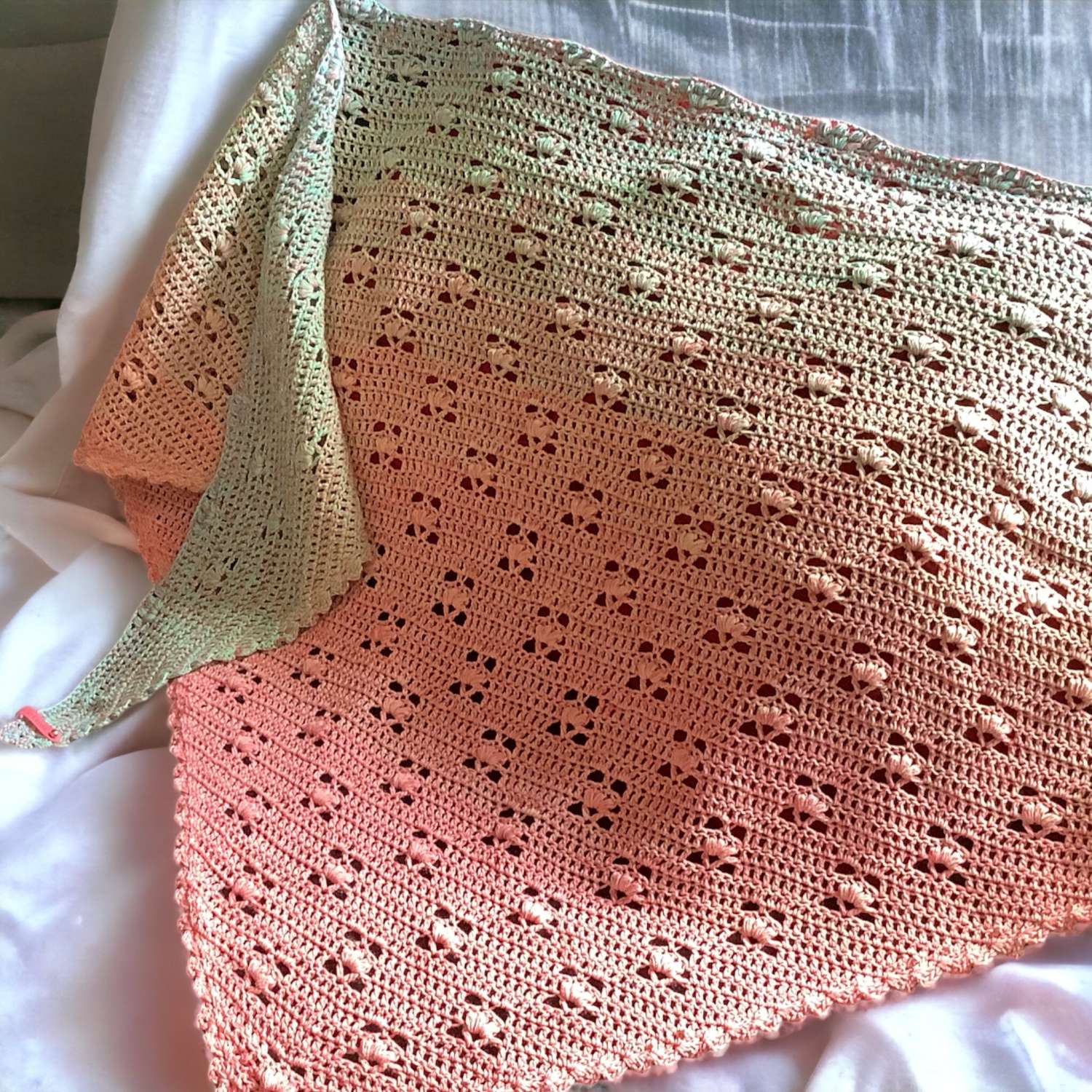 Crochet Cotton Shawl Crochet Cotton Shawl
