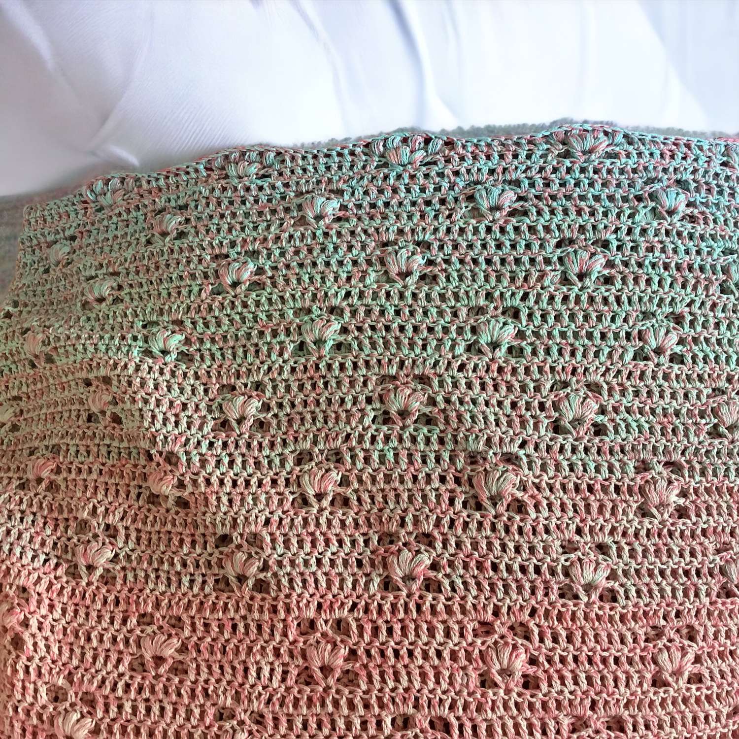 Crochet Cotton Shawl Crochet Cotton Shawl