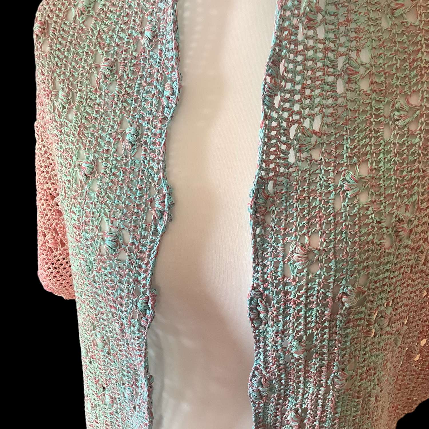 Crochet Cotton Shawl Crochet Cotton Shawl