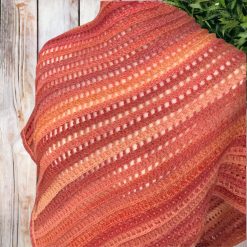70% Wool Crochet Triangular Scarf/Shawl 3