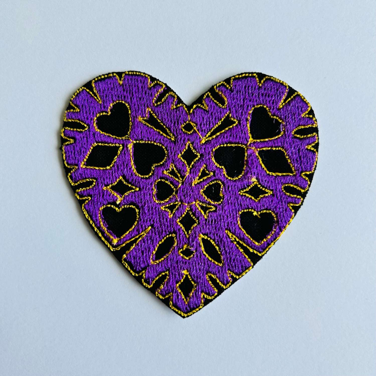 Iron-On Embroidered Patch - Smiley Face Iron-On Embroidered Patch - Smiley Face