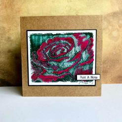 Greetings Card - 'Just A Note'
