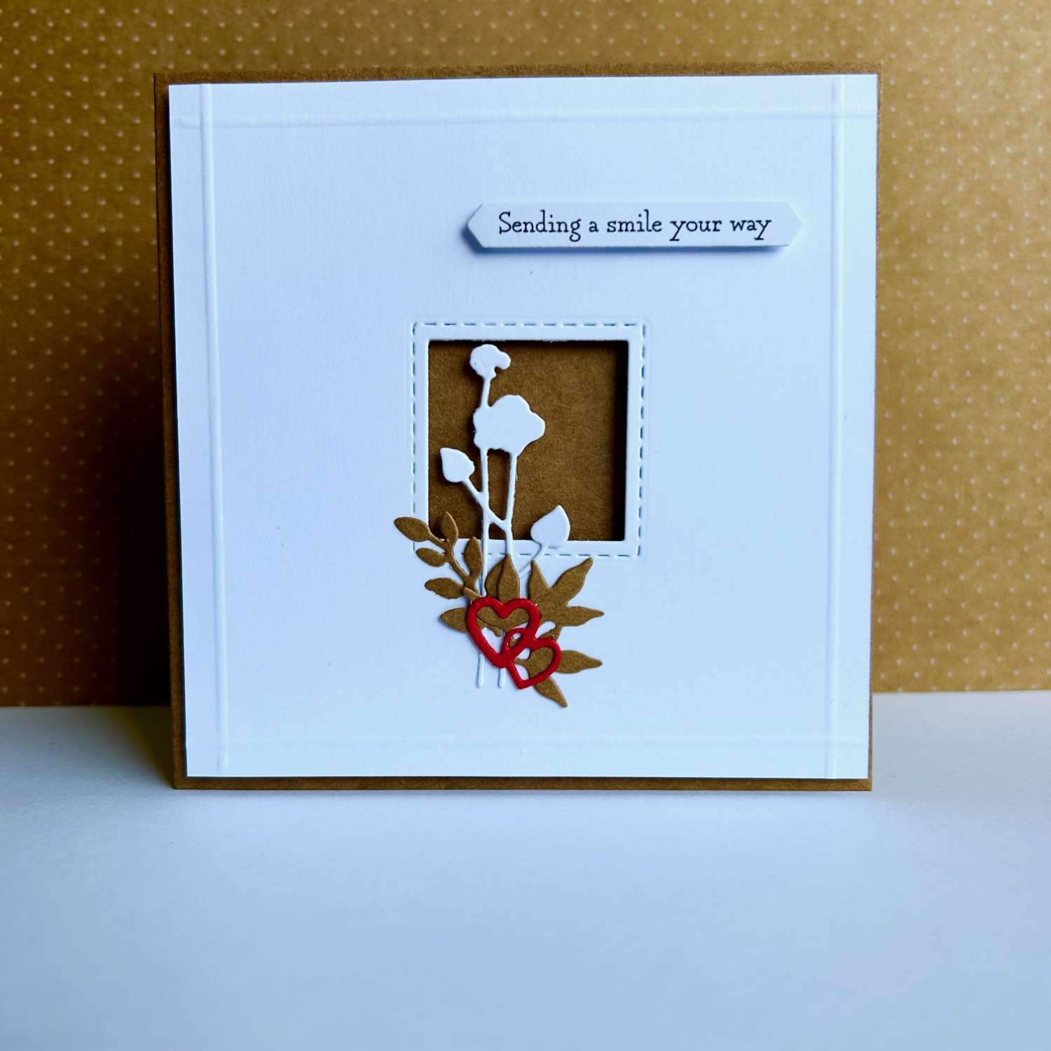 Greetings Card - 'Sending A Smile Your Way' Greetings Card - 'Sending A Smile Your Way'
