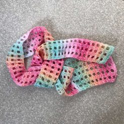 Scarf - Crochet Multi-Coloured 1 Scarf - Crochet Multi-Coloured 1