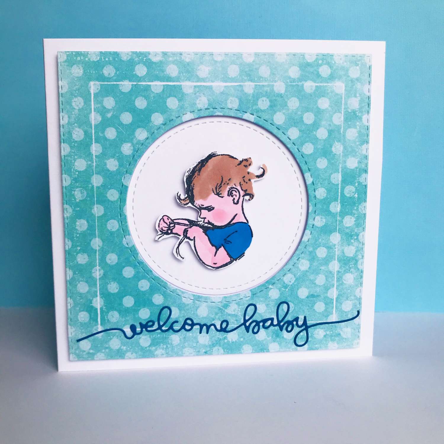 Thanks Card - 'Welcome Baby' Thanks Card - 'Welcome Baby'