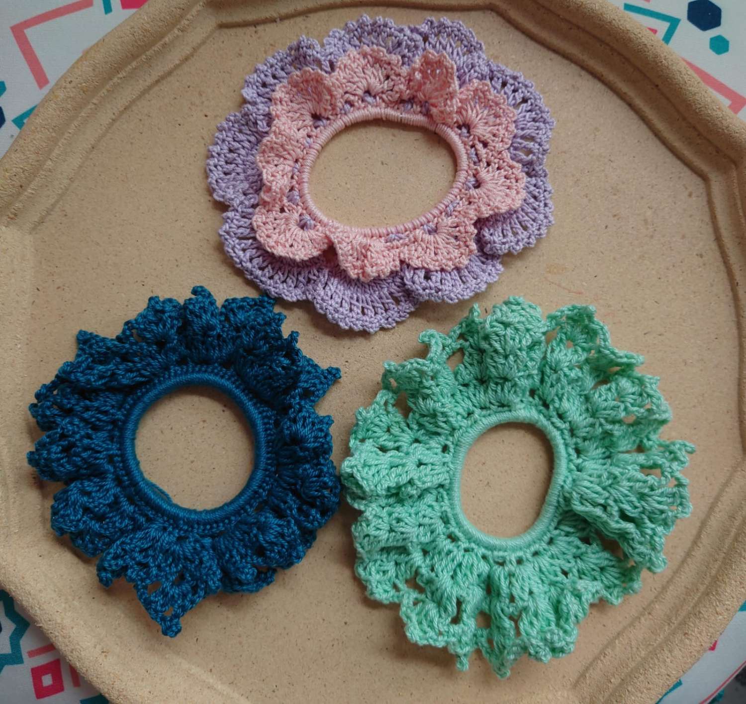 Pretty Crochet Handmade Scrunchies Pretty Crochet Handmade Scrunchies