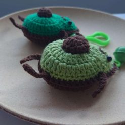 Handmade Crochet Little Avocado Keychain 4 Handmade Crochet Little Avocado Keychain 4