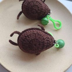 Handmade Crochet Little Avocado Keychain 5 Handmade Crochet Little Avocado Keychain 5