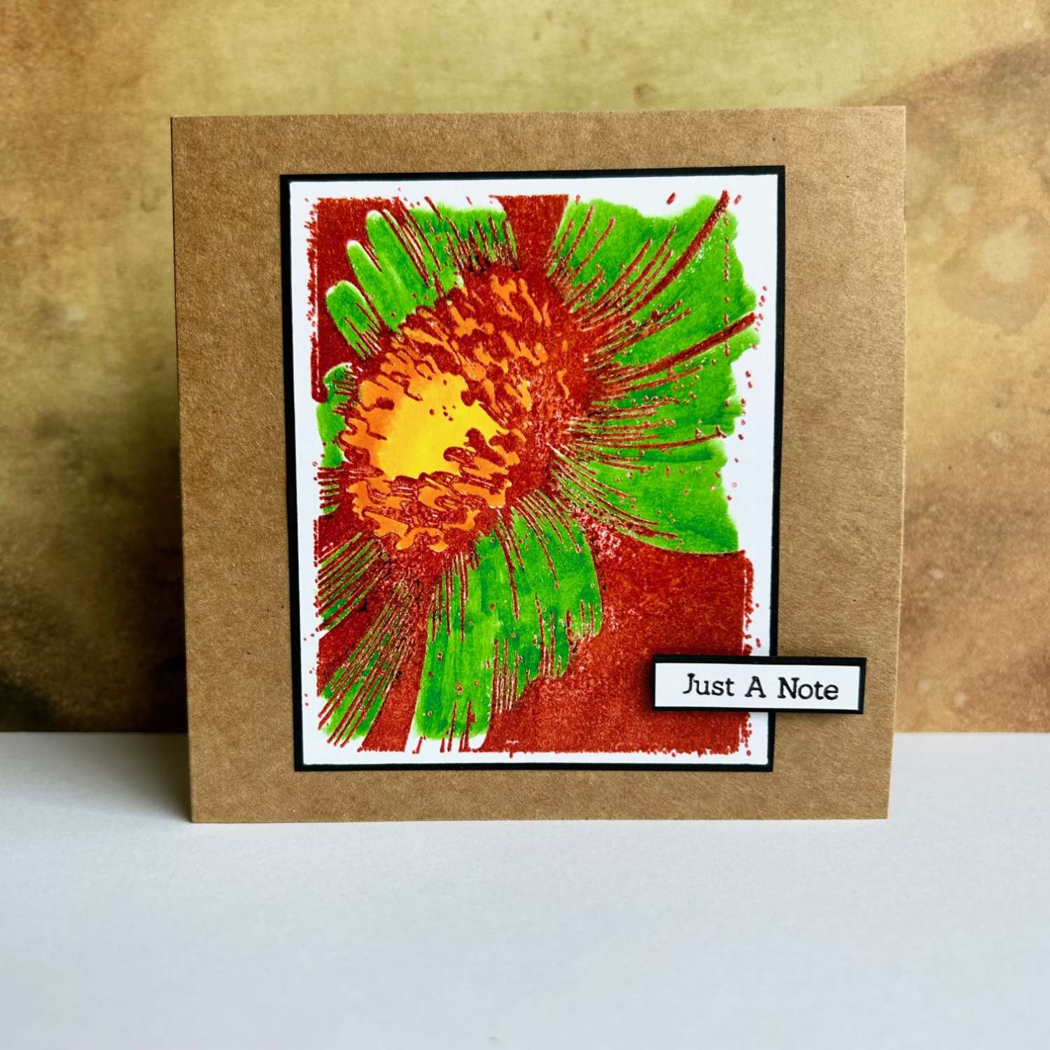 Greetings Card - 'Just A Note' Greetings Card - 'Just A Note'