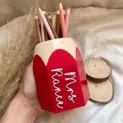 Teacher Gift Pencil Pot Personalised