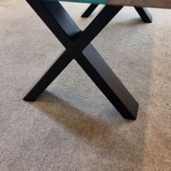 Custom made walnut live edge epoxy resin table 3