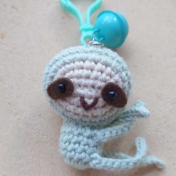 Handmade Crochet Little Sloth Keychain 6 Handmade Crochet Little Sloth Keychain 6