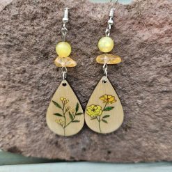 Flower earrings