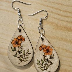 Flower earrings