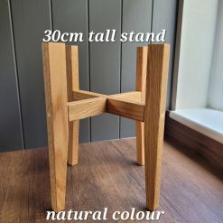 Oak Plant Stand (select Height & Colour ) 6