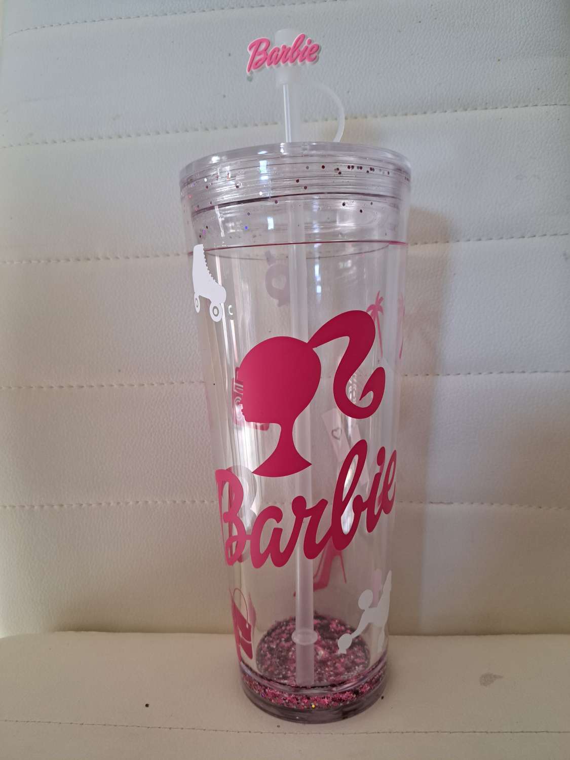 Barbie double walled snowglobe tumbler Barbie double walled snowglobe tumbler