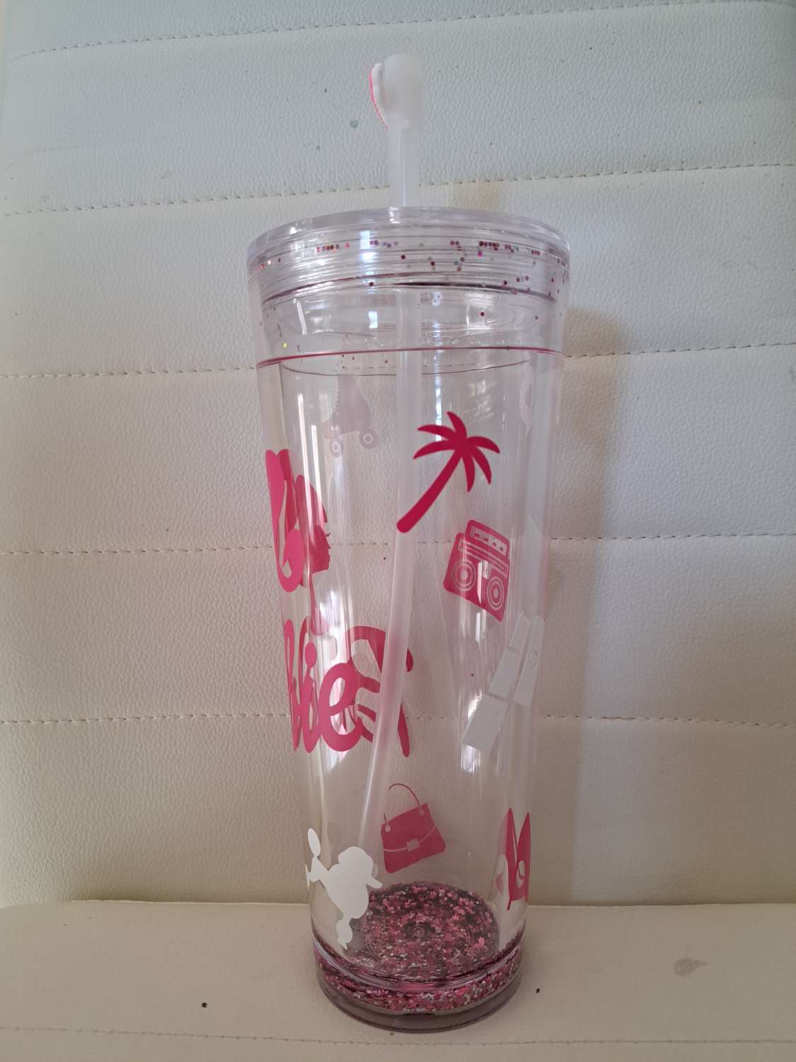 Barbie double walled snowglobe tumbler Barbie double walled snowglobe tumbler