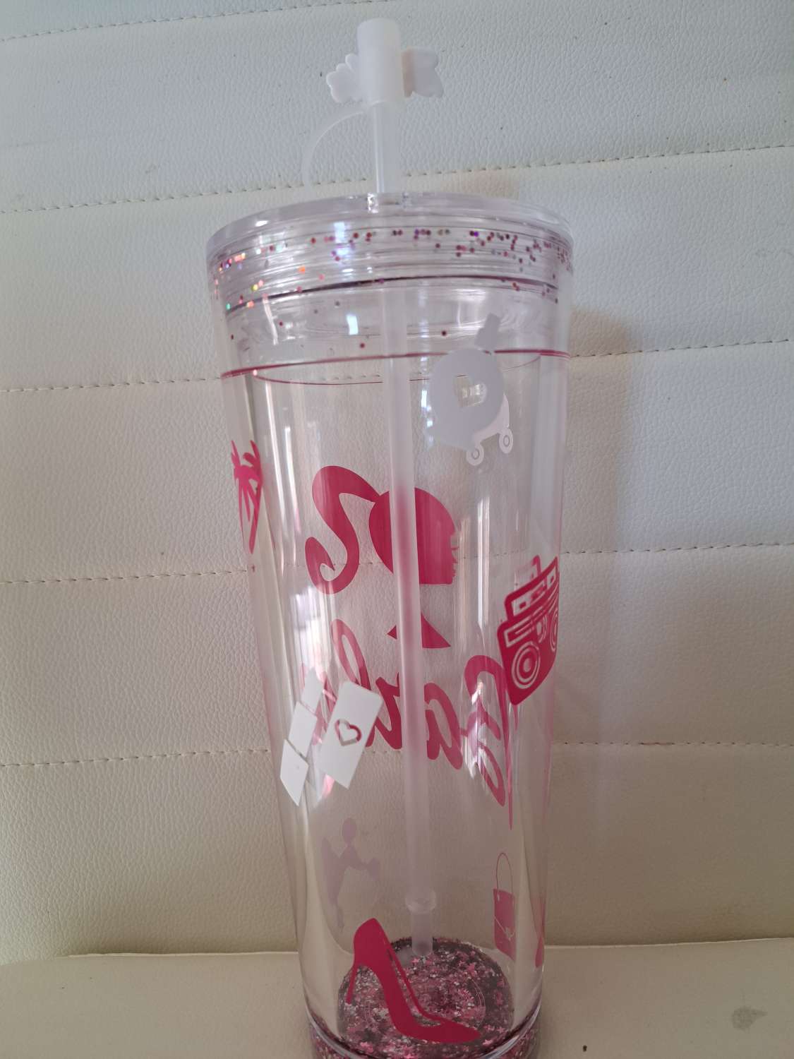 Barbie double walled snowglobe tumbler Barbie double walled snowglobe tumbler