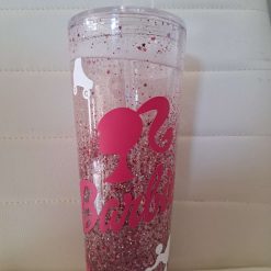Barbie double walled snowglobe tumbler 6 Barbie double walled snowglobe tumbler 6