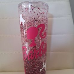 Barbie double walled snowglobe tumbler 7 Barbie double walled snowglobe tumbler 7