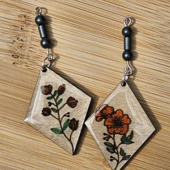 Flower earrings