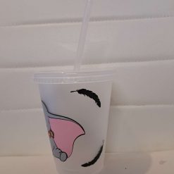 Dumbo cold cup with straw and lid 1 Dumbo cold cup with straw and lid 1