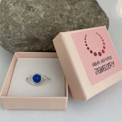 Sapphire Minimalist Ring 6
