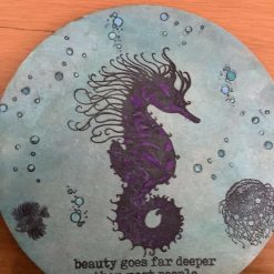 Seahorse plaque