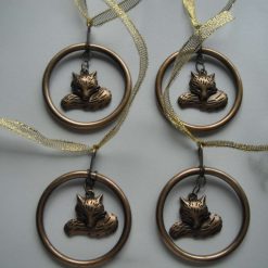 Fox Hoop Design Christmas Decorations