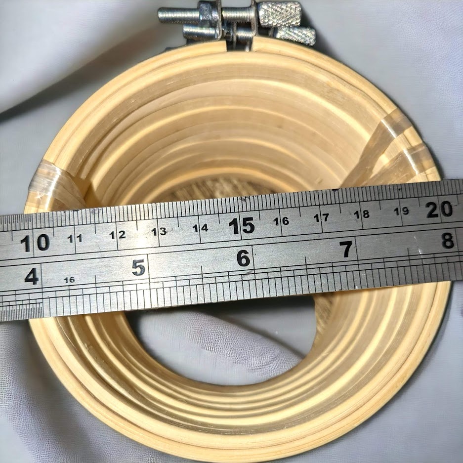 Light wooden Embroidery Hoop MadeMe