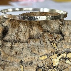 Silver Patterned Bangle