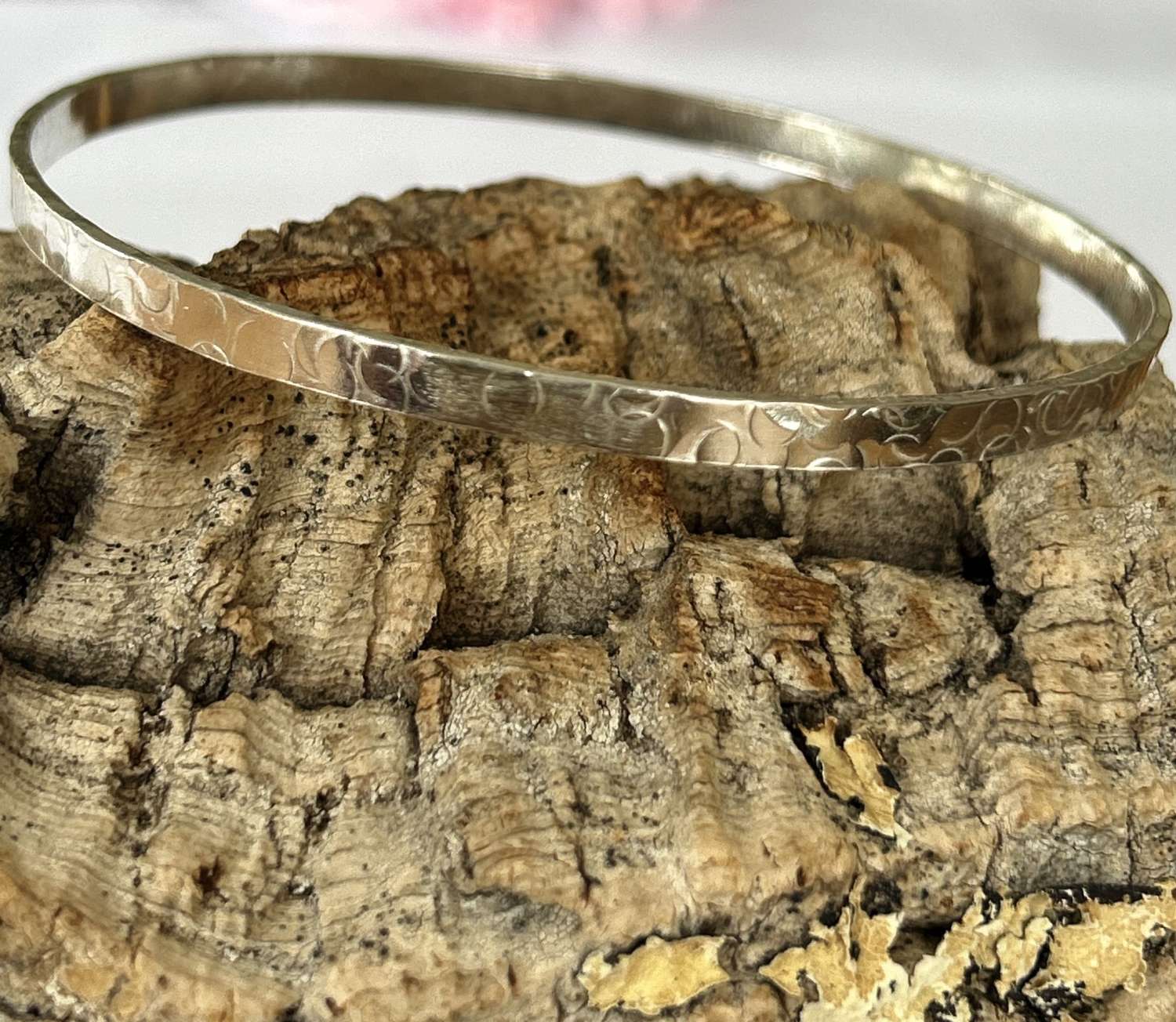 Silver Patterned Bangle Silver Patterned Bangle