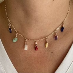 Rose Gold Crystal Necklace