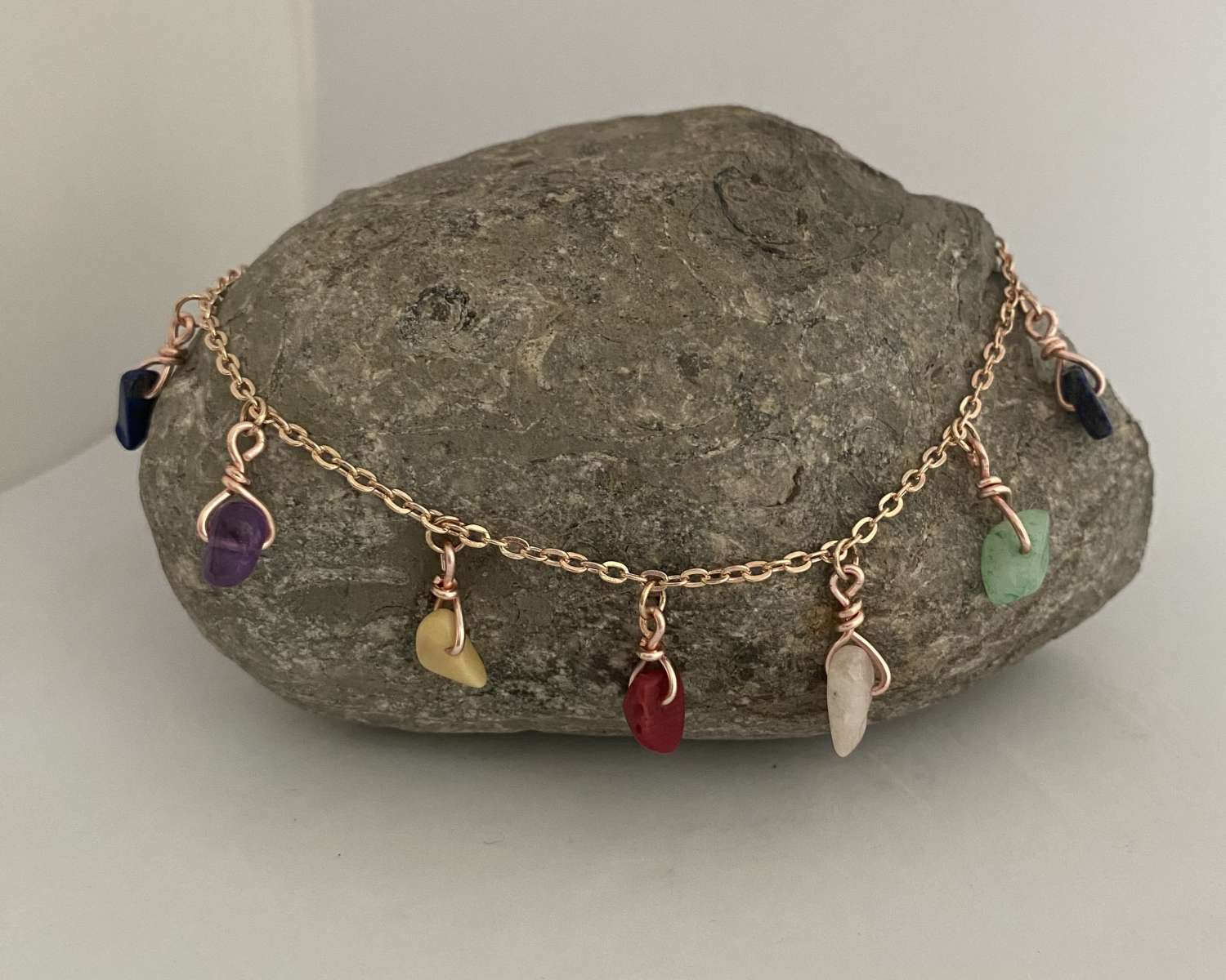 Rose Gold Crystal Necklace Rose Gold Crystal Necklace