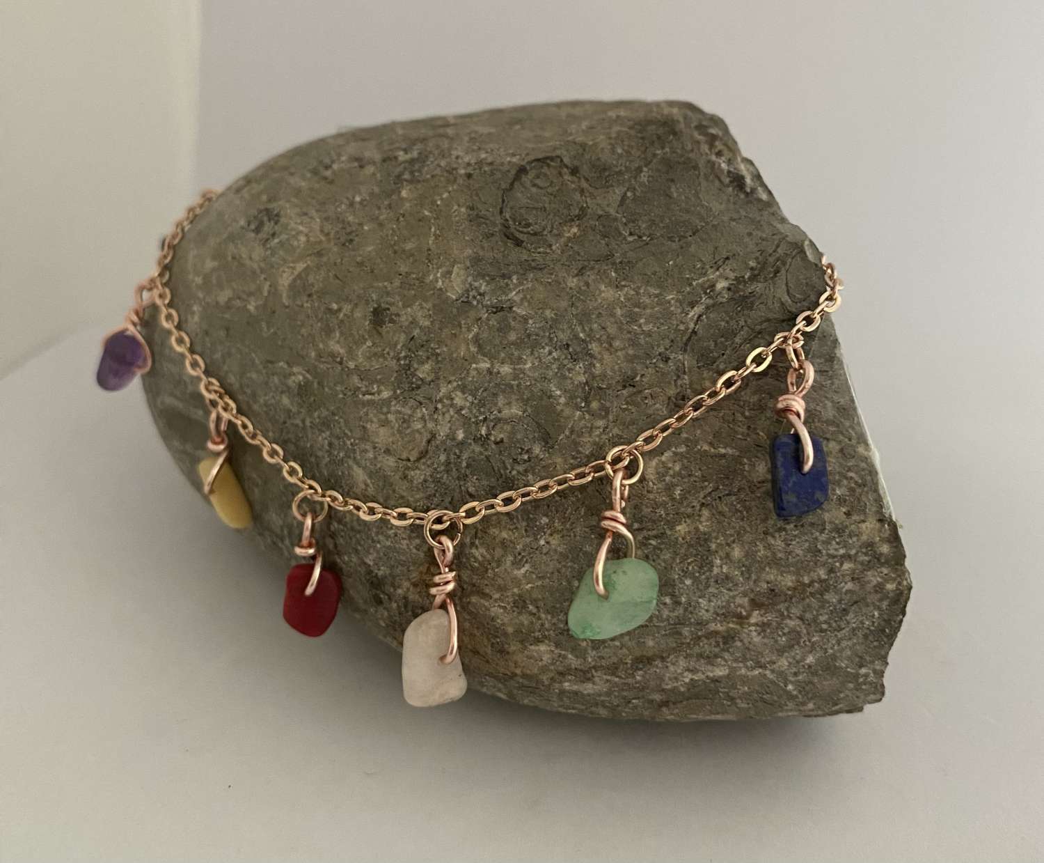 Rose Gold Crystal Necklace Rose Gold Crystal Necklace