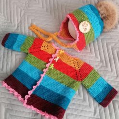 Baby jacket and hat set