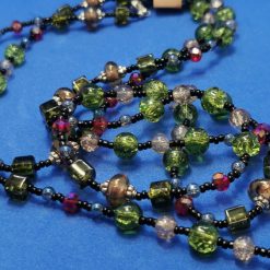 Gorgeous versatile, glass bead necklace 2 Gorgeous versatile, glass bead necklace 4