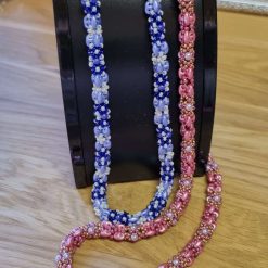 Couplet Variation Bead Weave Bracelet