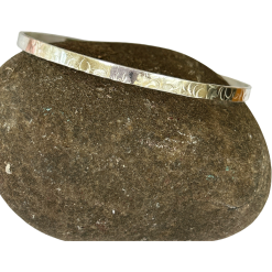 Silver Patterned Bangle 3 Silver Patterned Bangle 3