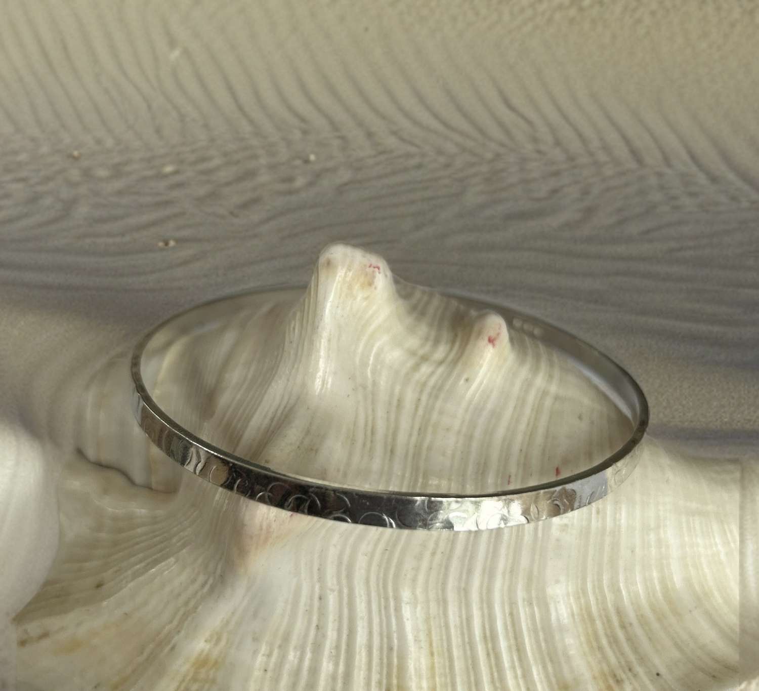 Silver Patterned Bangle Silver Patterned Bangle