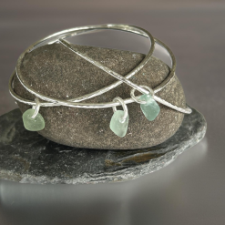 Silver Trio Interlinked Bangle