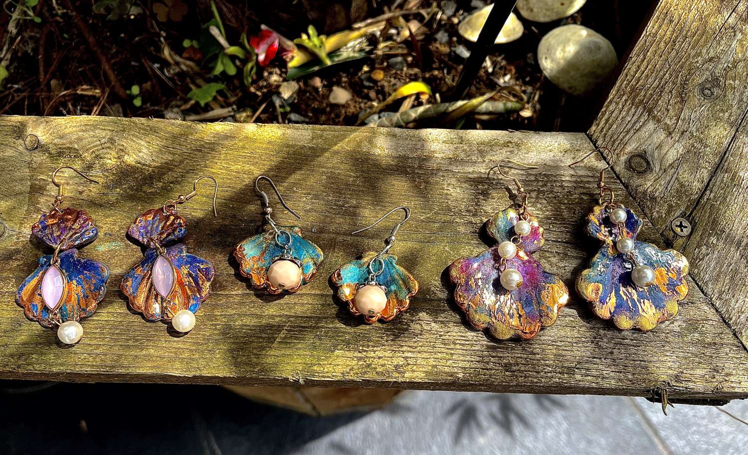 Oyster Shell Earrings Oyster Shell Earrings
